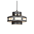 **Technische titel in het Nederlands: Moderne hanglamp met openingen en een stijlvolle afwerking**