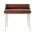 **Minimalistisch houten bureau met lades**